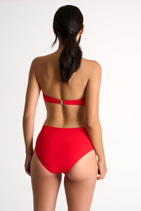 Shan Frederique Bandeau Bikini Top With Petals Details - 42540-26-300